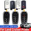 2008-2021 для Toyota Land Cruiser 200 Prado 150 LC200 LC150 Обновление корпуса ключа с дистанционным управлением 2/3/4 кнопки Аксессуары Корпус ключа