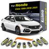 Kcimo 12Pcs LED Bulb Interior Light Kit For Honda Civic 10th Gen 10 MK10 Sedan Touring Hatchback 2016 2017 2018 2019 2020 2021