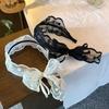 Korean Style Lace Hair Band Ribbon Hair Hoop Temperament Bow Headband  Girls