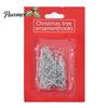 Xmas Tree Decor Tools 100 Pcs Christmas Ornament Hooks, Metal S-Shaped Hangers, Large Quantity Hanging Hooks for Baubles Balls, Lanterns, Decoration