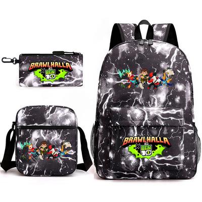 Новый рюкзак Hacker Junior Starry Sky, набор из трех предметов, 10 термоперенос, персонализированный рюкзак, сумка для отдыха