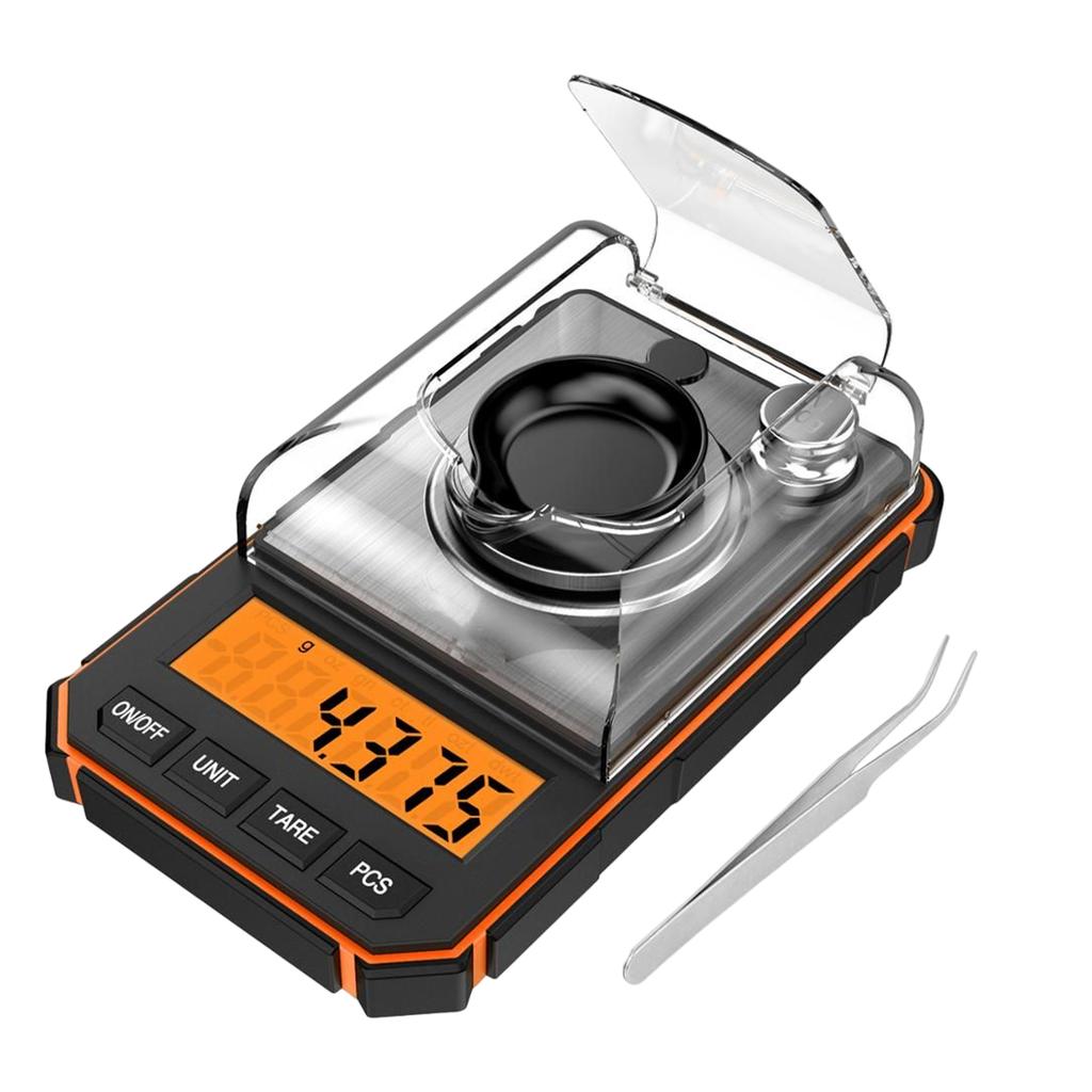 Portable Jewelry Scale Tare Function Milligram Weighting 6 Units Conversion Jewelry Scale 50g 0.001g LCD Display Multifunction