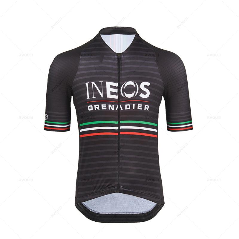 Filippo Ganna Hour Record Bioracer Icon Cycling Jersey Set Summer Breathable Cycling Suit Set  Bicycle Suit Clothes Ineos Maillot Ciclismo