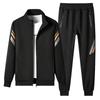 Leisure Sports Set for Men's Spring and Autumn Styles, Loose Fitting Running Cardigan Sportswear for Teenagers, Two-piece Set
