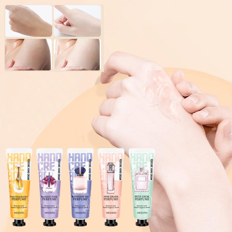 5 шт. увлажняющие кремы для рук, парфюмированный набор кремов для рук, долговечные ароматические маски для ухода за руками для ухода за руками