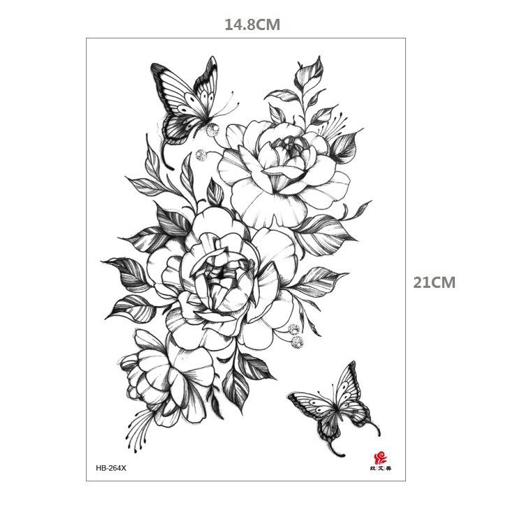 Наклейка с рисунком животного, тигр, лев, леопард, половина руки, рисунок Hb, набор для переноса воды, имитация наклейки