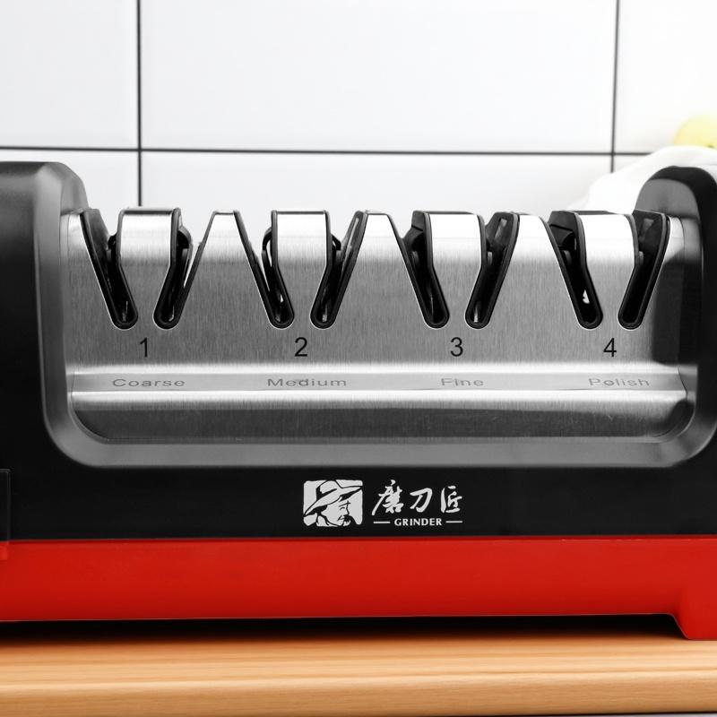 TAIDEA Electric Knife Sharpener TG2102 4Stage Sharpening System Diamond With Polishing Woodwork Grindstone Tool AC 220V EU PLUG