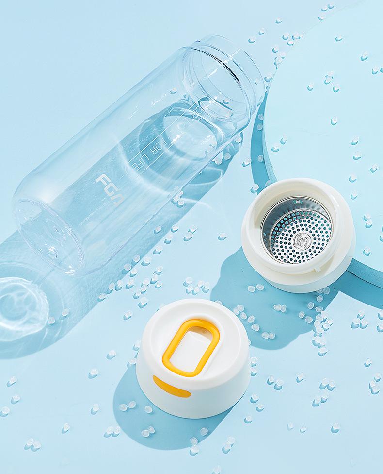 Fuguang Large Capacity High-Temperature Resistant Sports Water Bottle - Portable, Durable, Unisex Design for Summer and Tea.