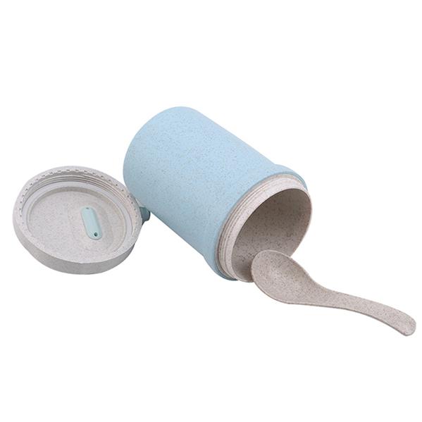 Детский ланч-бокс, коробка для супа, герметичный, герметичный, экологически чистый круглый контейнер для еды, ланч-бокс для микроволновой печи