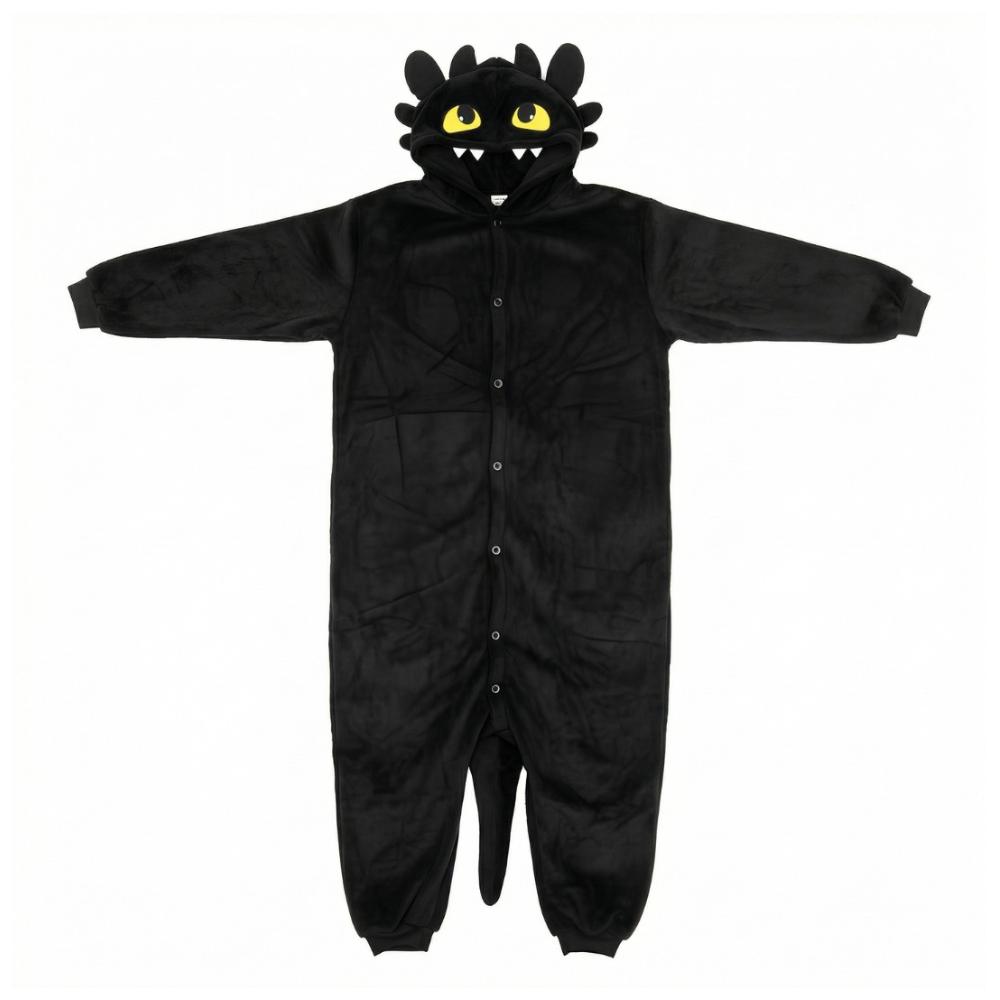 Onesie Kigurumi Pajamas Toothless Costume : 195 - 205Cm