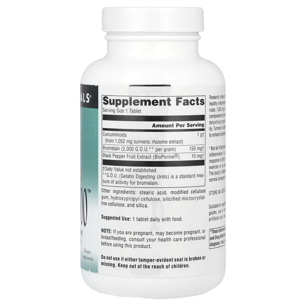 Source Naturals Куркума 1000™, 1000 мг, 120 таблеток