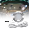 Recessed 12LED RV Boat Recessed Ceiling Light 12V Led Lights Round Shape Ultra-Thin Camper Interior