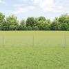VidaXL Chain Link Fence with 10 U-Posts Silver 0.4x10 M Steel 3336285