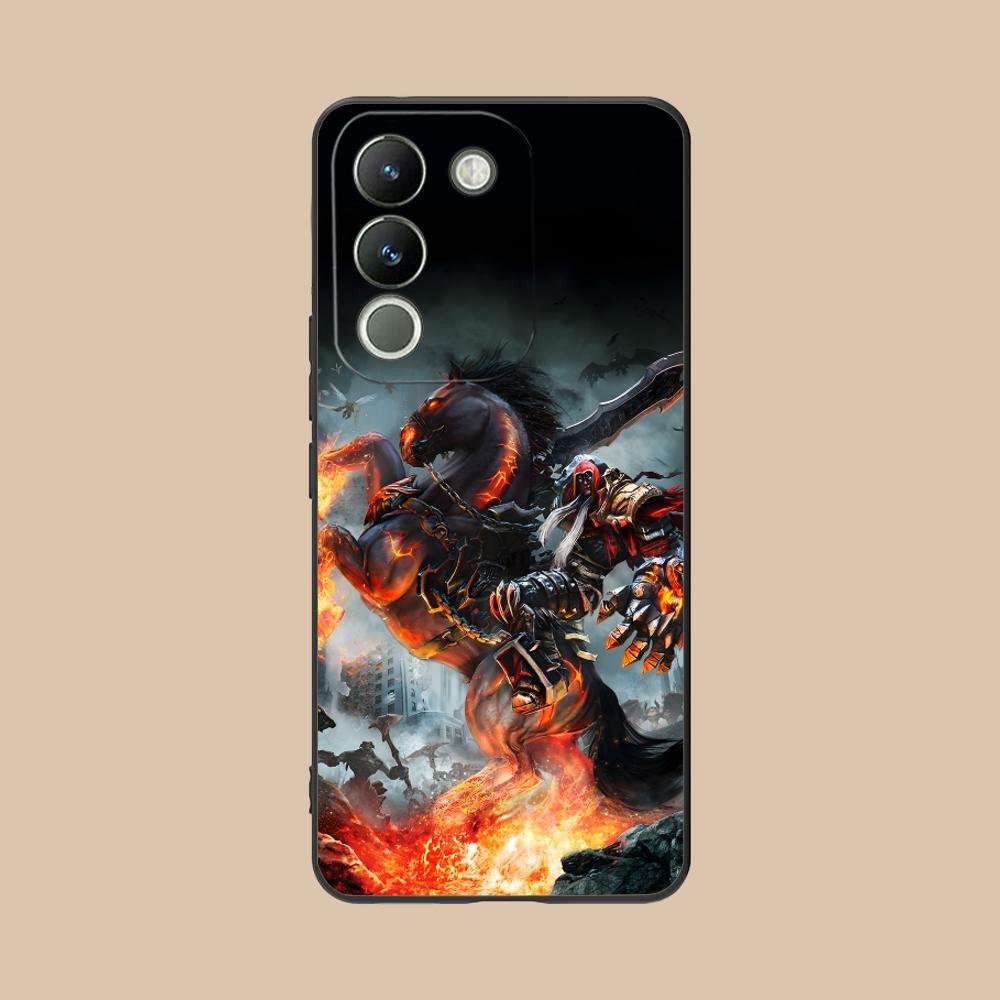 Чехол для мобильного телефона Darksiders для VIVO V60 V50 V40 V30 V29 V27 V25 V23 Pro Lite 5G Цветной печатающий чехол Чехол для мобильных телефонов