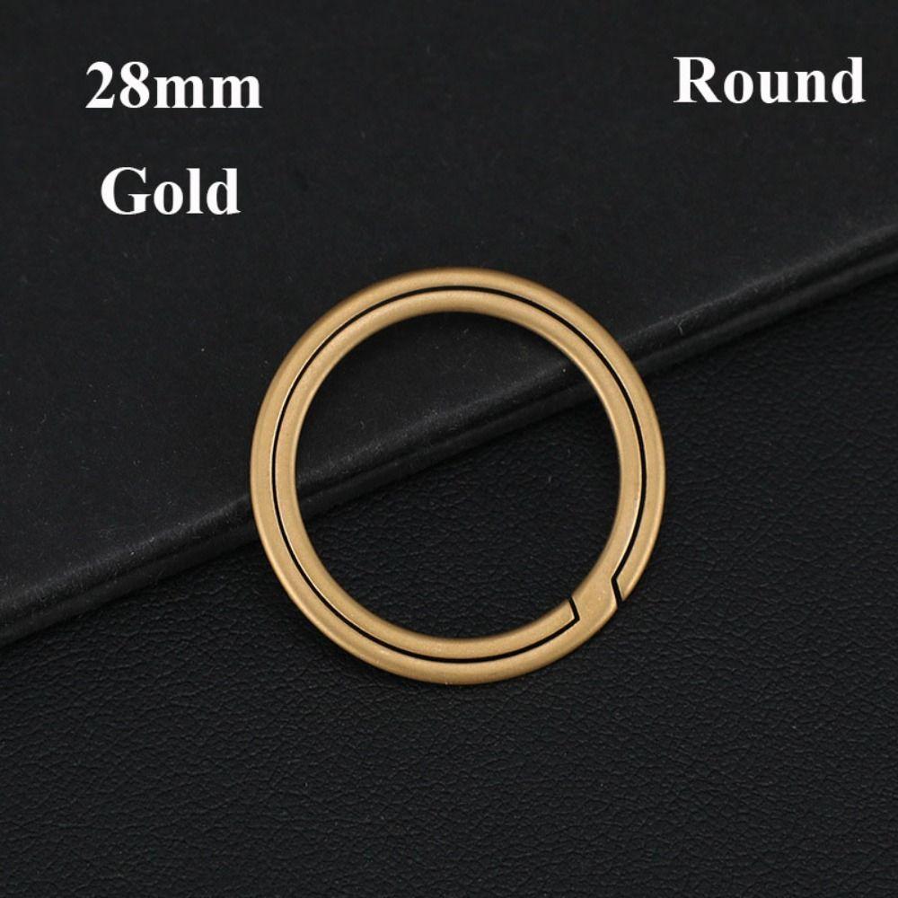 Real Titanium Alloy KeyRings Titanium Alloy Pendant Keychains Buckle  Male Creativity Gift