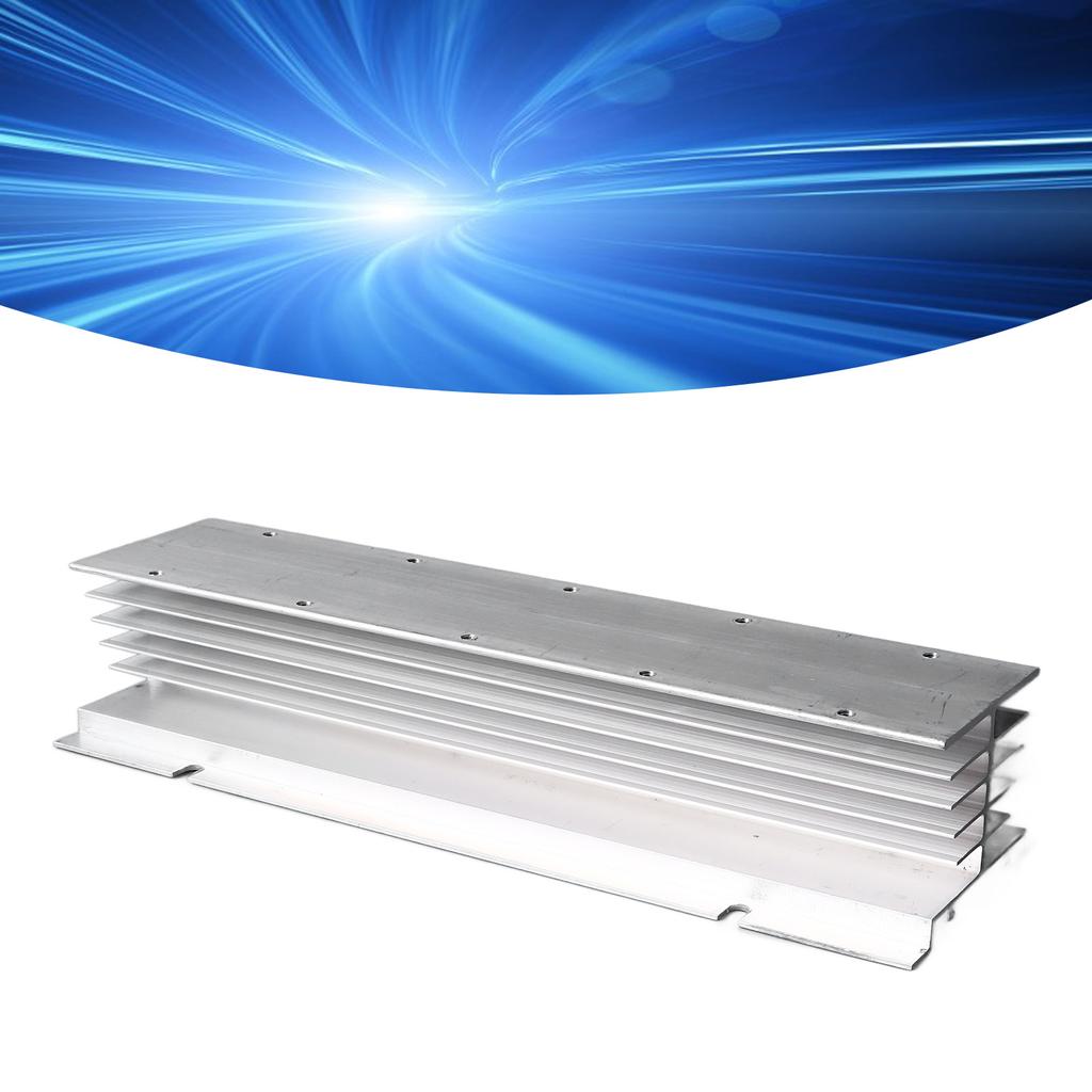 Однофазный теплоотвод SSR Высокоэффективное твердотельное реле Охлаждающая основа Алюминиевое рассеивание тепла 