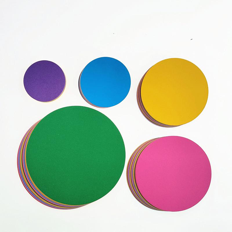 Плотный цветной картон: Формы Сердце, Звезда, Цветущая слива и Круглые формы для детского оригами и поделок