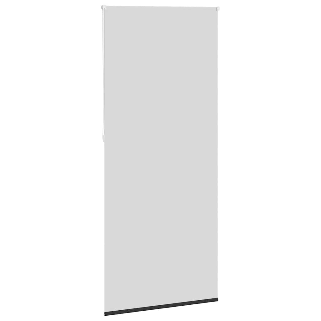 Blackout Roller Blind 84.4 x 230 cm Fabric Width 80 cm Black