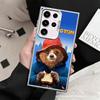 Cute P-PaddingtonS Bear Shockproof Phone Case for Samsung Galaxy S26 Edge S25 Ultra S24 FE S23 Plus S21 Cover Anti Fall Fundas