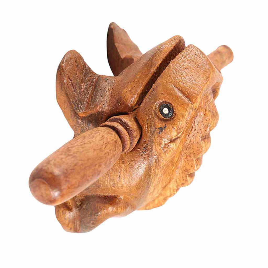 Thailand Traditional Craft Wooden Lucky Frog Croaking Musical Instrument Home Office Decor #1