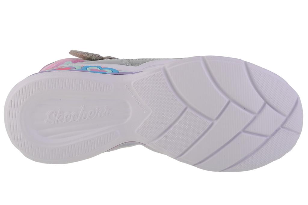 Skechers Sweetheart Lights - Dreamy Love, для девочек, серебристые зимние сапоги
