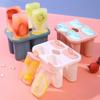 4/6 Even Popsicle Mold with Cover Mold Ice Cream Mold Popsicle Molds DIY Ice Cream Mould Homemade Ice Cream Popsicle Mold