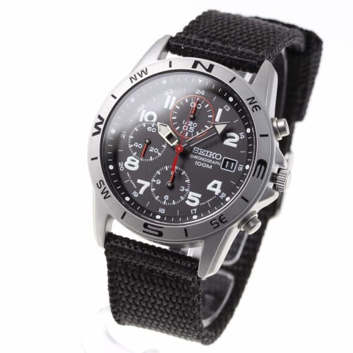 Seiko ImportSEIKO Watch Overseas Model Black SND399P Men's