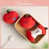 Sweet Morning Second Potato Apple Keychain Backpack Decorative Plush Pendant