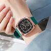 Роскошные женские часы Антикварные наручные часы Кварцевые часы Женские часы Женские часы Силиконовый ремешок Часы Подарок Reloj Mujer Montre Femme