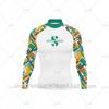UV Protection Rash Guard Snorkeling Diving Surfing Long Sleeve High Neck Quick Dry Swimwear Top