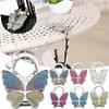 1pc Fashion Butterfly Purse Bag Table Hook Holder for Student Portable Foldable Handbag Hanger for Home Decoration Christmas Gifts