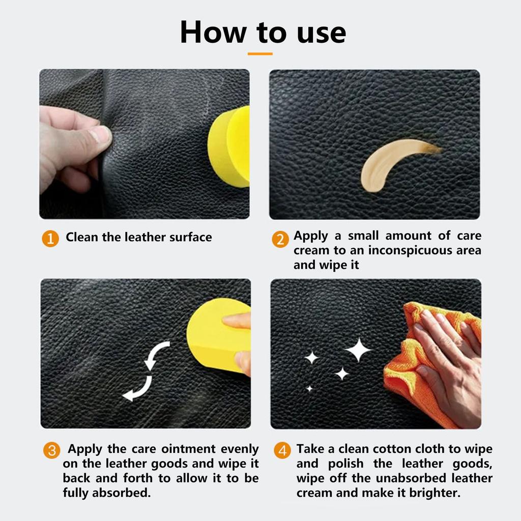 Масло для ухода за кожей, дезинфицирующее и очищающее средство, полировальный воск, средство для восстановления и окраски кожи