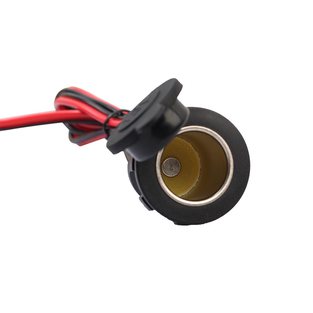 Женский автомобильный прикуриватель 12/24 В постоянного тока прикуриватель адаптер питания для автомобилей мотоциклов