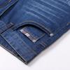 Четырехсезонные новые мужские джинсы в стиле ретро высокого качества, выстиранные прямые джинсовые брюки