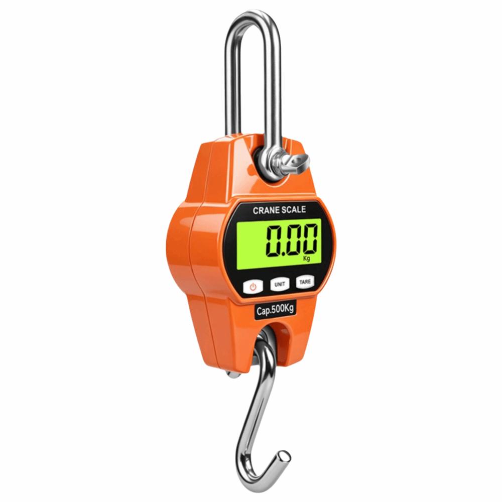 300/500KG Digital Hanging Scale Aluminum Shell Crane Scale Electronic Hook Scale Port