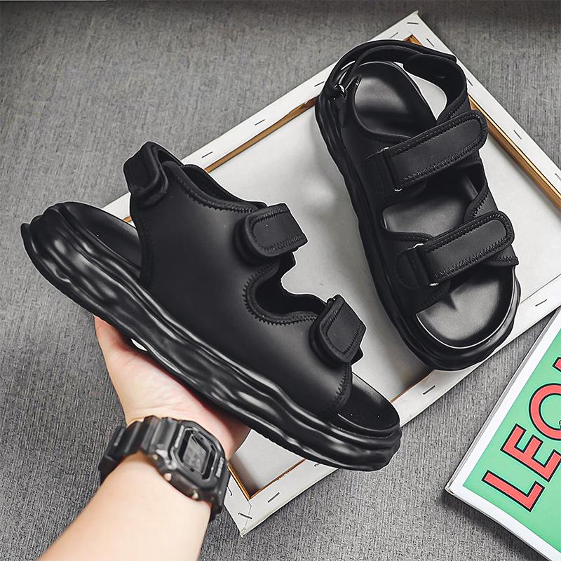 Summer Men's Outdoor Leisure Beach Sandals 2024 New Lightweight Soft Sole Breathable Non Slip Male's Shoes Trend Sandals for Men