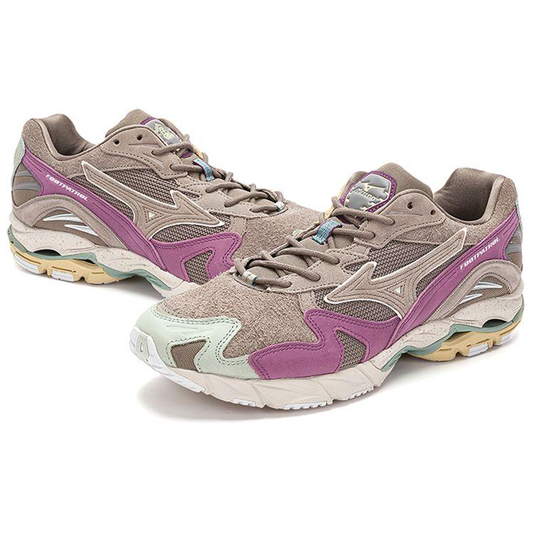 Mizuno Кроссовки унисекс Footpatrol x Wave Rider 10 Grey Rust D1GD222201