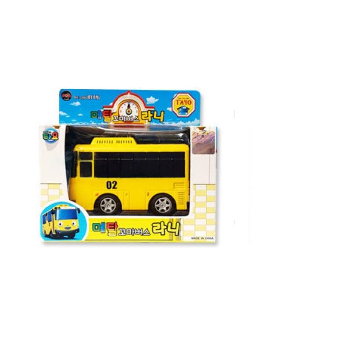 Происхождение Корейская модель - TAYO The Little Bus, синий цвет, 4 шт. с инерционным механизмом (Tayo, Gani.Rogi, Lani)