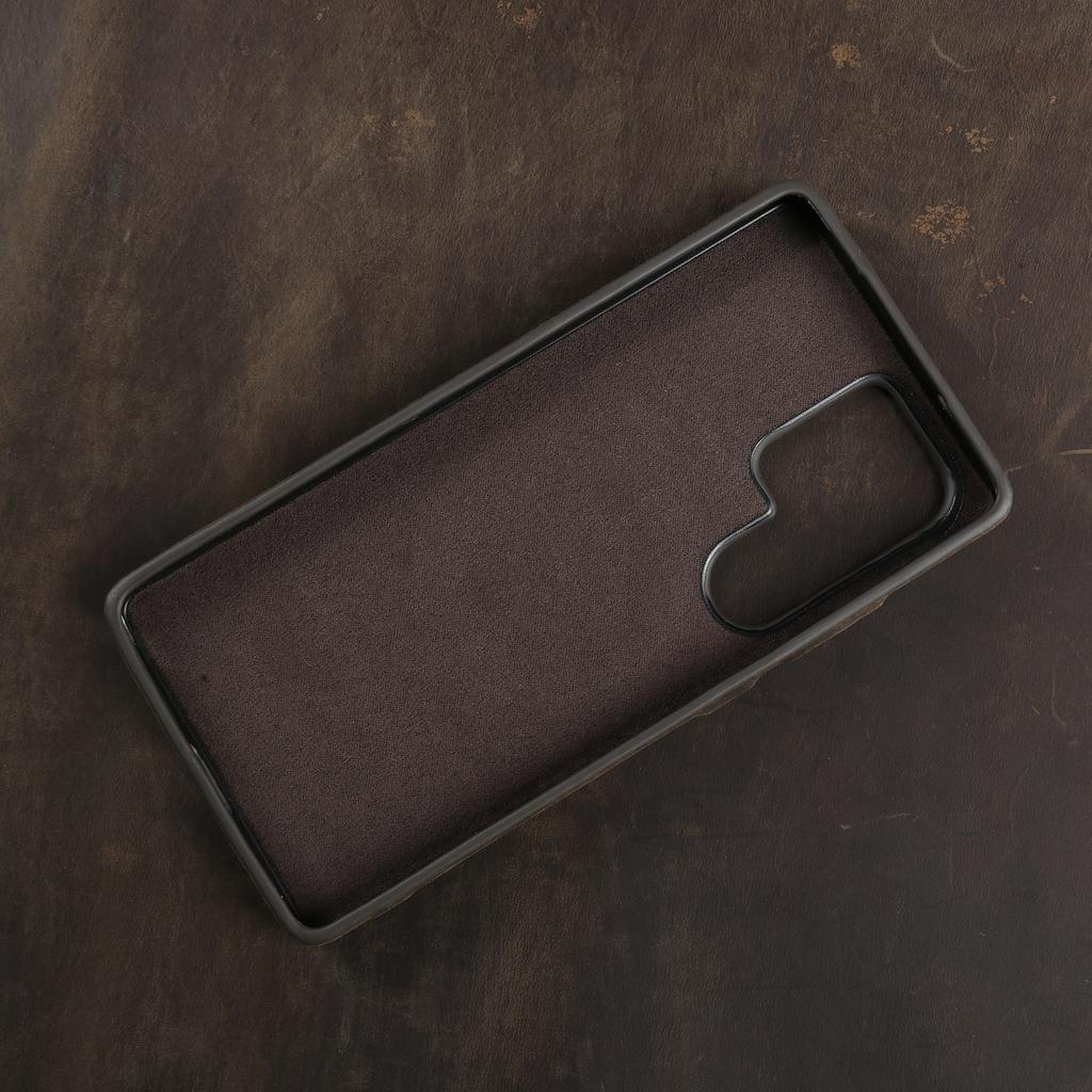 Винтажный чехол из натуральной кожи для Samsung Galaxy S26 Ultra S25 S24 S23 S22 S21 S20 S25FE Магнитная обложка из коровьей кожи с вытягиванием