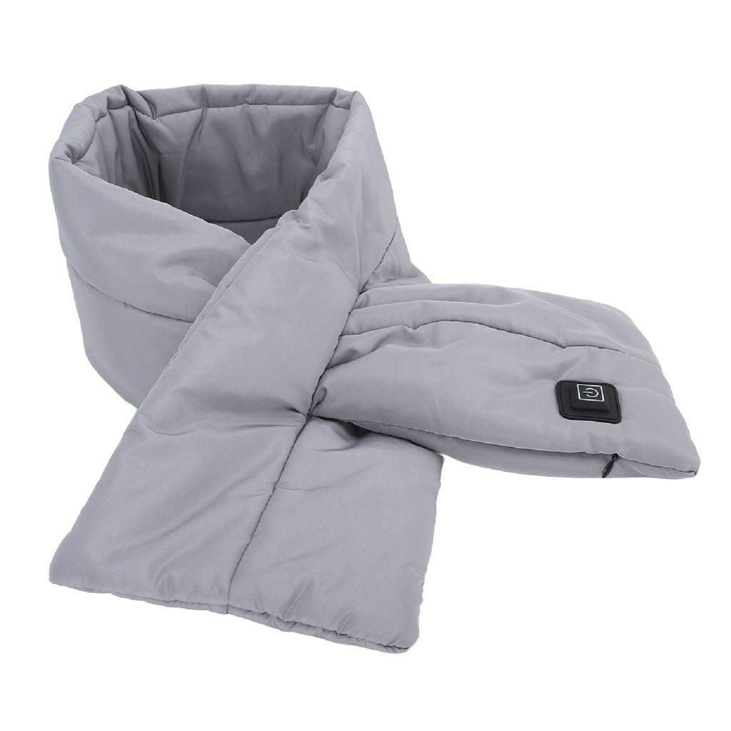 Heated Scarf USB Warming Scarf Adjustable Temperature Soft Comfort Cotton Washable Electric Neck Heating Wrap for Winter