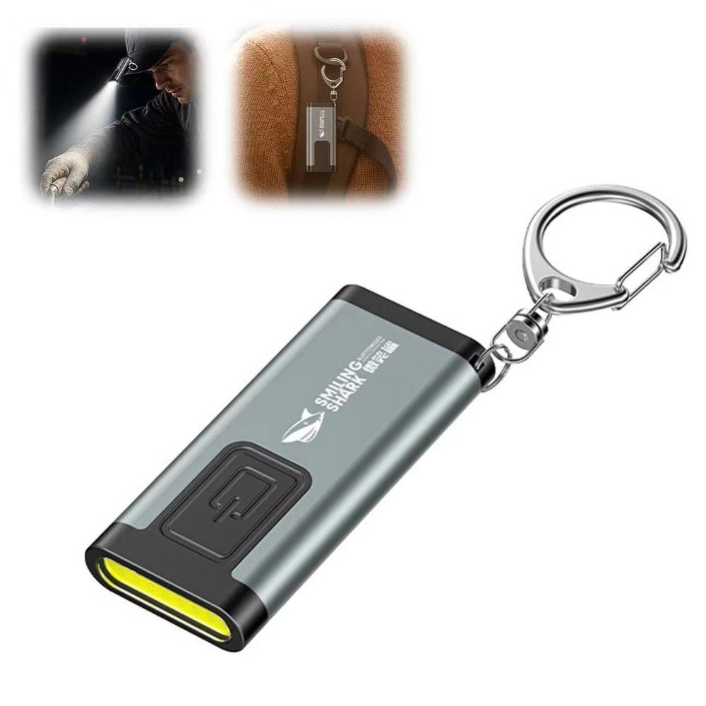 Mini Keychain Light Keychain Flashlight Multi-Mode Lighting Clip On Hat Light  Everyday Carry