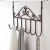 7 Hooks Towel Hook Punch-free Key Holder Overdoor Organizer Coat Rack  Kitchen Bathroom