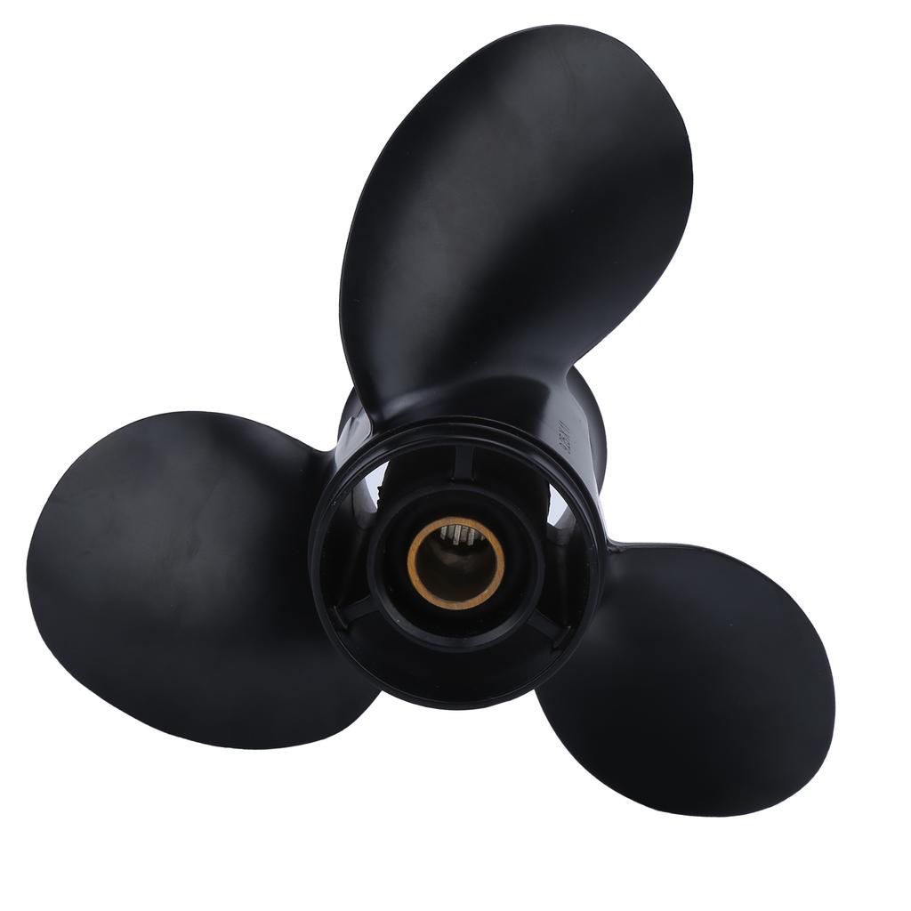 Aluminum Alloy Mariner Black Outboard 3 Blades Propeller for 9.25X11 Boat Accessories