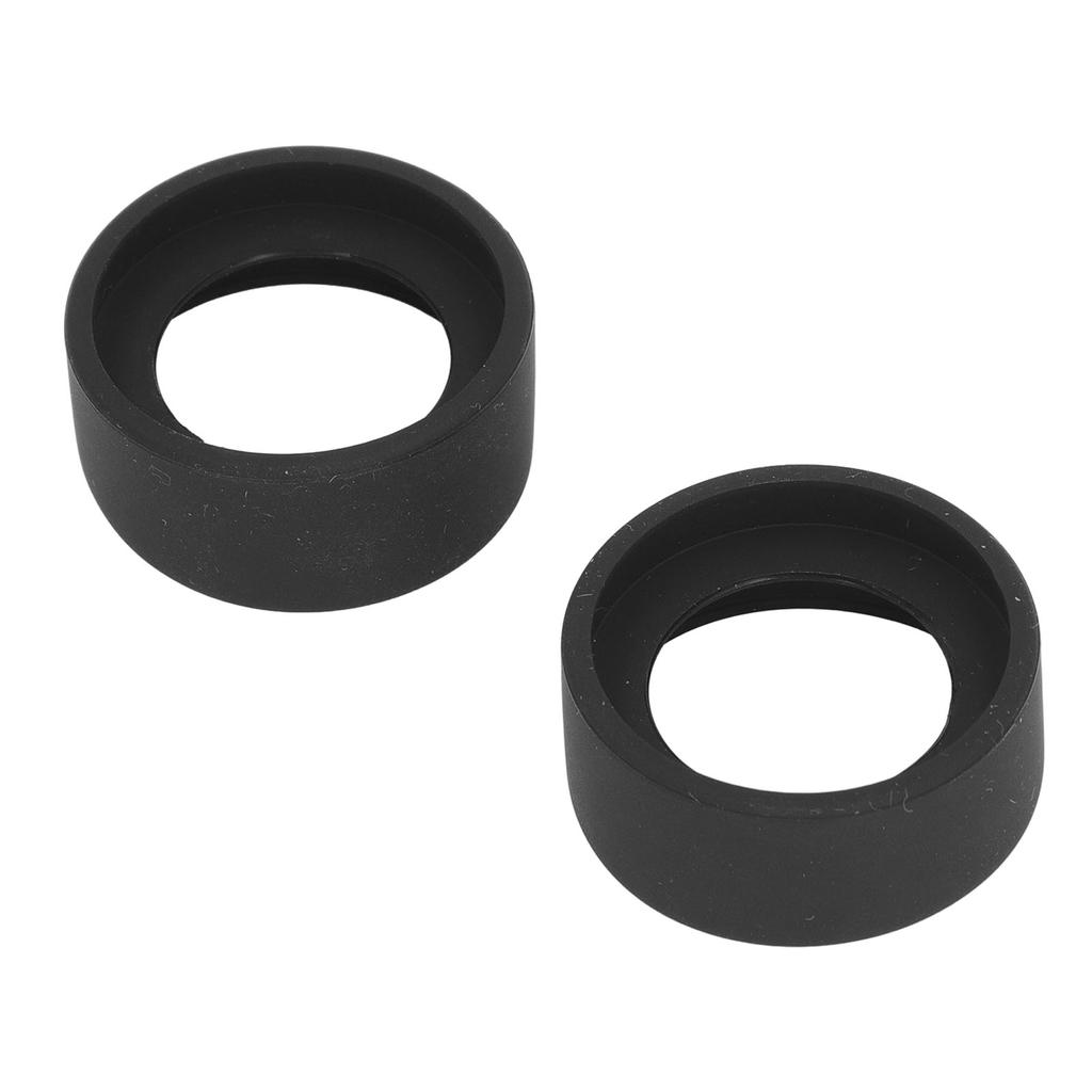 2 шт. Защитные очки для окуляра стереомикроскопа, резиновая защита для плоского угла окуляра для интерфейса 40‑42 мм