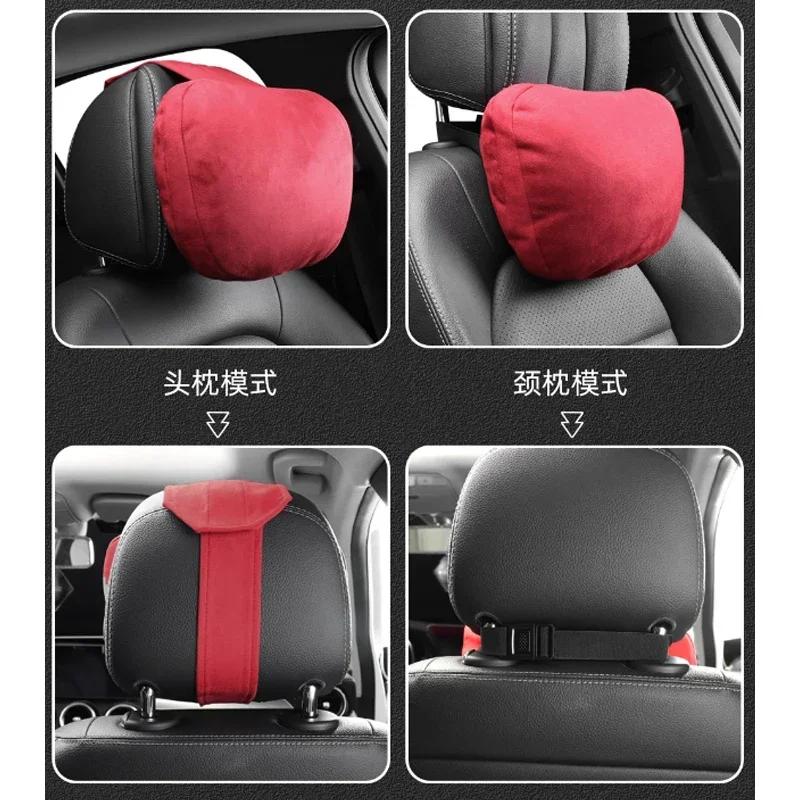 Автостайлинг для XPENG Xiaopeng P7 P7i G3 G6 G9 2021 2022 2023+ Дышащая поясничная подушка для подголовника, шеи, поясницы, спины автомобиля