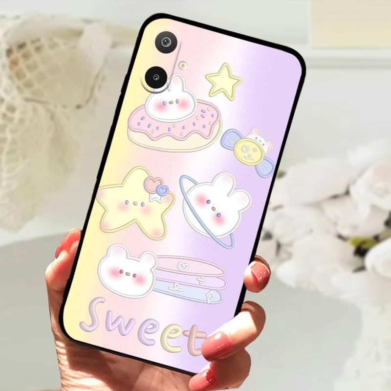 Чехлы для телефонов Samsung A16 F06 M06 F16 M16 5G Мягкий ТПУ Задняя крышка Для Galaxy A06 4G Модный Крутой Ударопрочный Силиконовый Чехол Funda