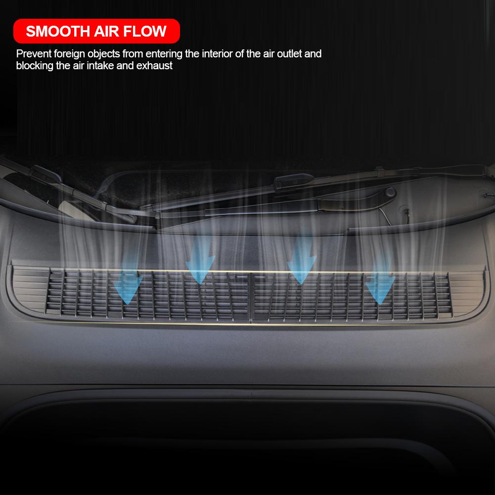 For Tesla Model Y Juniper 2025 Insect-proof Net Front Trunk Anti Insect Dust Proof Inner Vent Grille Air Inlet Protective Cover