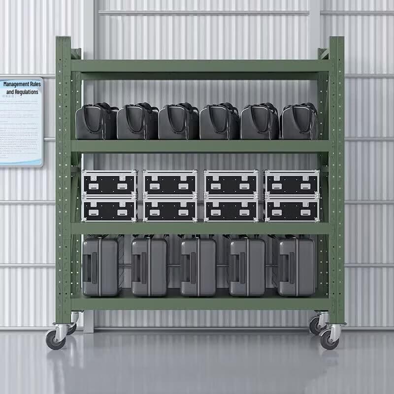 Military Green Heavy Duty Multi-Layer Storage Shelf