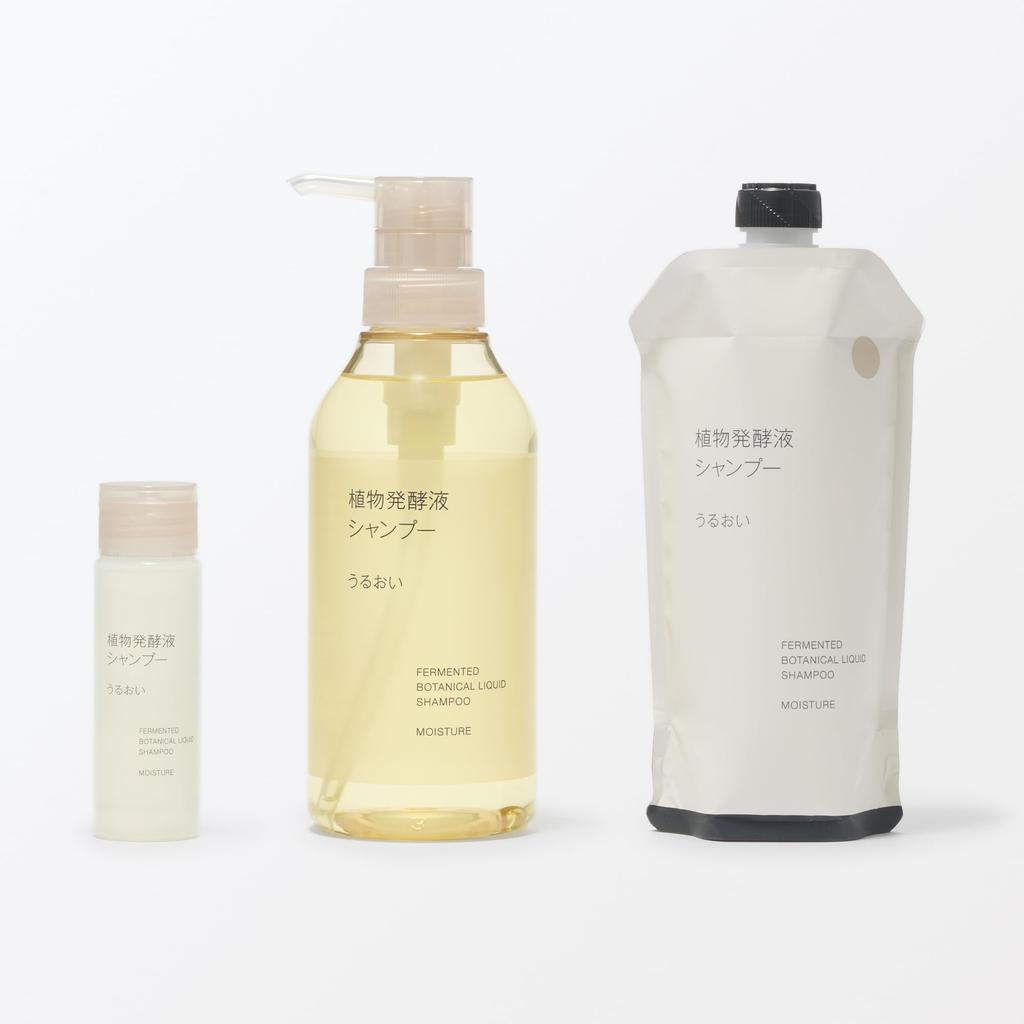 MUJI Plant Fermented Liquid Shampoo Moisturizing 84465611 400mL