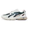 Li-Ning 1990 Lava легкие высокопрочные нескользящие износостойкие низкие спортивные повседневные туфли мужские кроссовки Off-White Pine-Green ALJT001-1